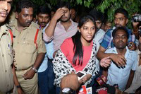 Anjali Returns to Hyderabad Photos